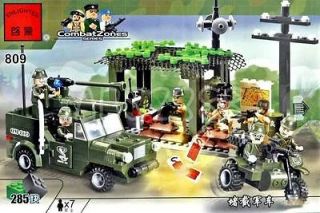 Set Barrage Artillery Building Blocks Set with 7 minifigures Bricks