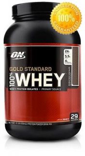 GOLD STANDARD 100% WHEY Protein Isolates 2lb 909g ON Brand lbs