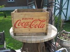 VINTAGE WOOD COCA COLA BOX 12INCHES 17.75INCHES