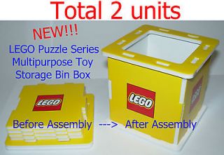 LEGO Puzzle Series Multipurpose Toy Storage Mini Bin Box NEW (LSB01)