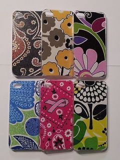  Backed iPhone 4 Cases~Fabrics incl. Vera Bradley & Others~U Choose