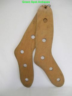 Old Wooden Sock Shapers