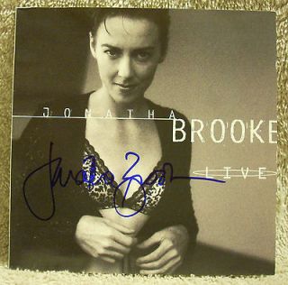 Jonatha Brooke   Live CD Cover Art Signed by the Artist SEE PICS