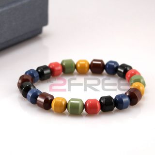 Power Health Ion Tourmaline Beads Stretch Bracelet Wristband Balance