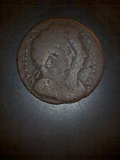 1694 WILLIAM & MARY FARTHING COIN   S# 3453