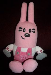 2008 Ty Beanie Babies Wow Wow Wubbzy Widget Pink Plush Stuffed Doll