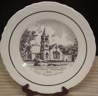 Religious Commemorative Plate Stewartstown Presbyterian Church PA