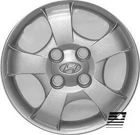 Refinished Hyundai Accent 2000 2002 13 inch Hubcap, Co