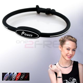 Titanium Ionic Sports Wristband Bracelets Balance Body Band Energy