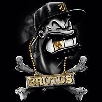 Popeye Cartoon Sailor Brutus Hip Hop Thug Gold Tooth Tee Shirt Adult S
