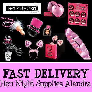Bride To Be Hen Night Party Ladies Novelty Fancy Dress Accessories