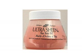 ULTRA SHEEN TEA TREE OIL HAIR AND SCALP TREATMENT 2.25 OZ.