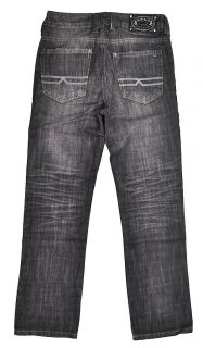 Buffalo Boys Black Super Slim Fit Jeans Pant Size 8 10 12 14 16 18 20