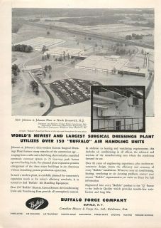 1958 Buffalo Forge Largest Surgical Dressing Plant Ad