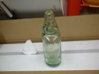 vintage codd bottle from late 1800s fom great brittain