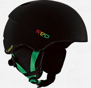 Mens RED Helmet Hi Fi AUDIO Rasta 2013 *Brand New* BURTON Snowboards