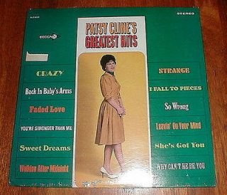 PATSY CLINE Orig 1967 Patsy Clines Greatest Hits LP Decca SEALED