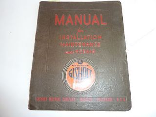 Gisholt Turret Lathe manual 1 L