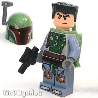 SW205 Lego Star Wars Custom Boba Fett Custom Minifigure w/ Young Face