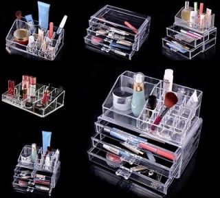 Organizer.Luxu ry jewelry Acrylic Makeup case drawer.clear Cabinet box