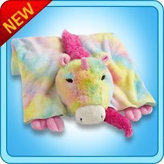 My Pillow Pets Rainbow Unicorn blanket