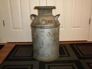 VINTAGE (50 YEARS OLD OR OLDER) MILK CAN VERY COOL DECORATOR PIECE