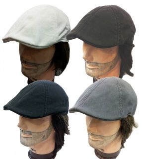 Luxury Cotton IVY Newsboy Duckbill Cabbie Hat Driving Cap With Spandex