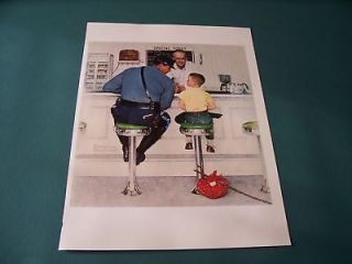 Norman Rockwell Print   The Runaway 9 20 58 Sat Eve Post GREAT