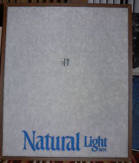 Light Beer Dartboard Backboard Solid Wood For Anheuser Busch, Inc