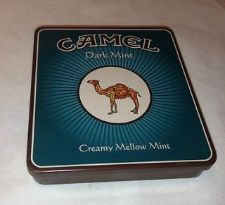 RARE Camel Cigarette Dark Mint Creamy Mellow Mint Tin Only Made in