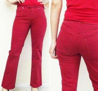Red Express Jeans Stretch Croc Alligator Skin Print Jeans Pants 5 6 M