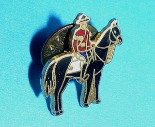 Canadian RCMP MOUNTIE POLICE on Horseback Lapel Hat Pin