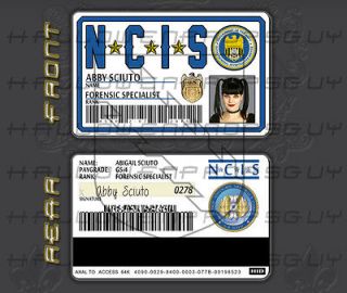 NCIS Forensic Specialist Abby Sciuto NEW Two Sided PVC ID Mag Stripe