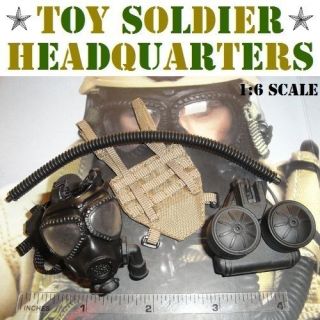 Soldier Story 1/6 Scale US Navy EODMU 11 M40A1 Gas Mask + C420 PAPR
