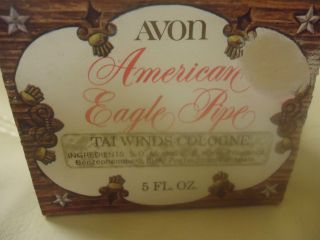 NEW, AVON American Eagles PIPE  Tai Winds Cologne / 5 Fl Oz, 1970