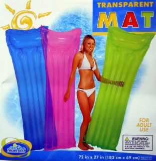 Inflatable Swim Pool Float Bed Mat Lounge Raft Floating