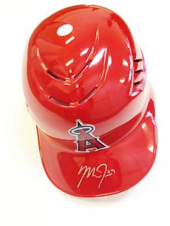 Mike Trout Signed/Autogra phed California Angels Batting Helmet MLB