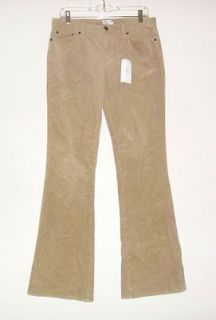 NWT CK Calvin Klein Jeans sz 11 Cord Pants women stretchy 33/32