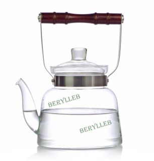 Clear Glass Kettle for Gas Stove 1200ml 40.3 fl. oz * 