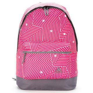 Brand New Adidas Womens Star Backpack Book Bag in Peach Pink/White