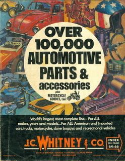 1975 J.C. Whitney & Co Auto Accessories/Parts Catalog Dune Buggys