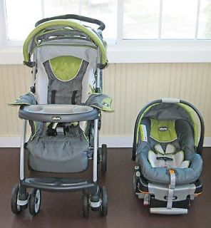 Cortina KeyFit 22 Travel System Safari Car Seat with Base and Stroller