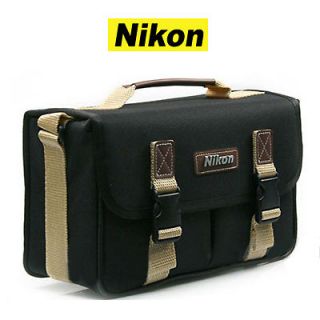 Nikon Camera Bag D80~D5000 Medium Size Black & Beige