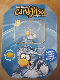 Penguin 56 Card Jitsu Trading Card Game 6 Code Cards for Online Game