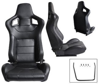 LEATHER RACING SEATS RECLINABLE ALL CHEVROLET ** (Fits 1995 Caprice