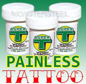 SUPER T Numbing Cream Tattoo Painless Anesthetic Gel