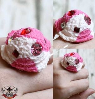 JAPAN FRUiTS Vanilla Strawberry sorbet ICE CREAM Ring