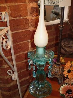 DANISH CRYSTAL CANDLE STAND,SCONCE & DROP CANDLE