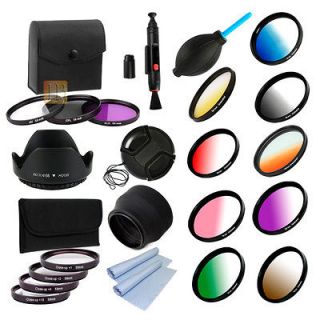 Essential Lens Filters + Accessory Kit for CANON T3i T3 T4i T2i 60D 7D