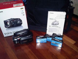 Canon Vixia HV40 High Definition Camcorder with Camera Case and 4
